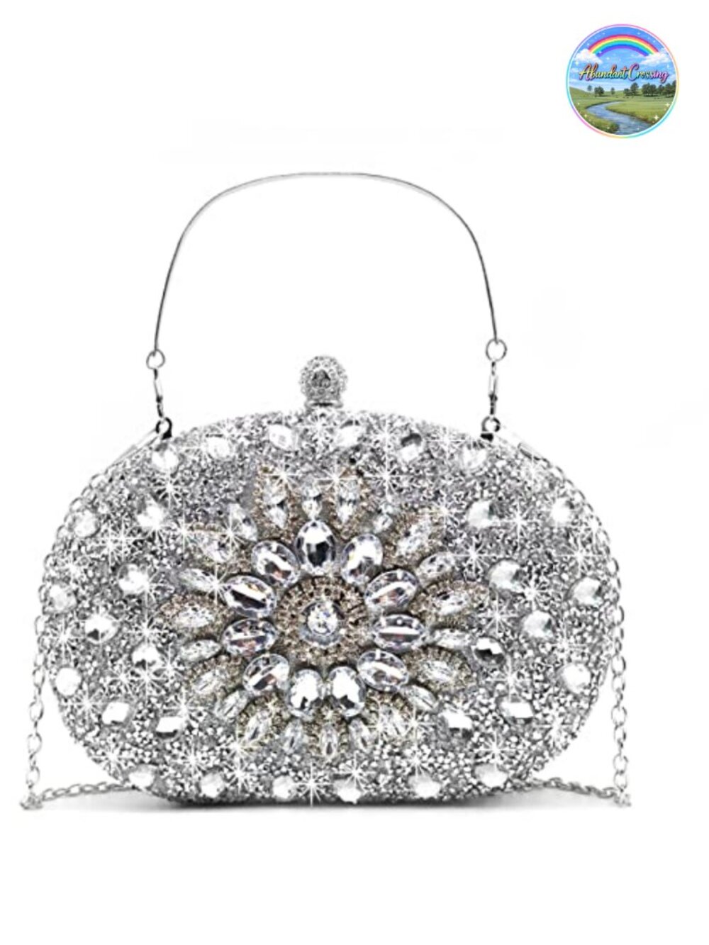 Rhinestone Evening Clutch Purses for Women Wedding Party Bridal Prom Cocktail